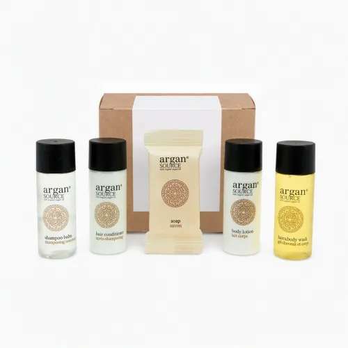 Badkamerset Argan in vouwdoos