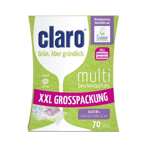 Claro Eco vaatwastabletten 70 stuks