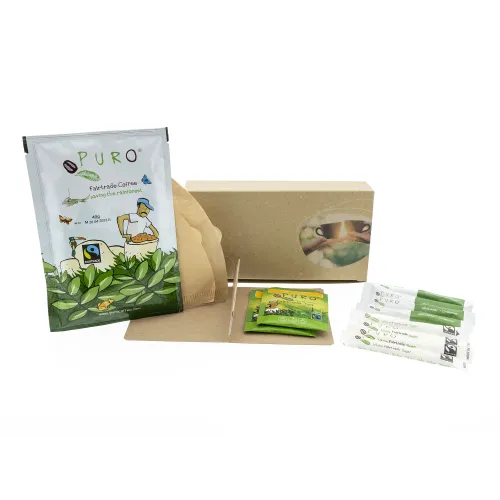 4P Kit Comercio Justo café de filtro y té